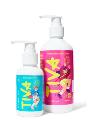 TIVA Body Lotion 300ml & Body Wash 100ml