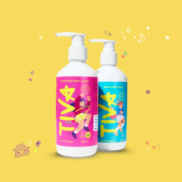 TIVA Body Wash 300ml & Body Lotion 300ml