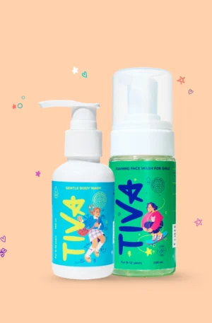 TIVA Face Wash 100ml & Body Wash 100ml